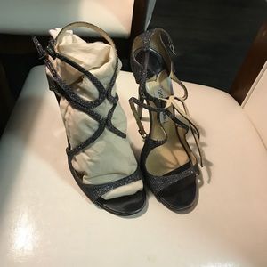 Jimmy Choo Lance Silver Sandal